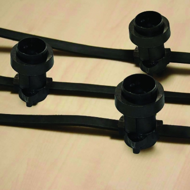 B22 GARLANDS 230V MAX. 15W / SOCKET - BLACK CABLE - IP44 - LENGTH 50 M - 140 SOCKETS. Discover shopping made effortless with DIAYTAR NIGERIA's comprehensive platform and quick shipping.