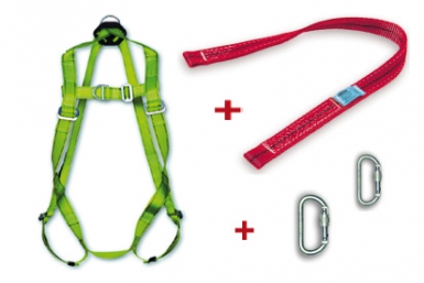 COMPLETE ECOSAFEX 6 SAFETY HARNESS + 1 FIXED LASHING ELEMENT OF 0.80 M + 2 CARABINERS. DIAYTAR NIGERIA: Redefining e-commerce with affordable prices and reliable nationwide shipping.