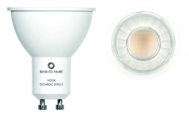 HOOK GU10 6W 220V 60o DICHROIC EFFECT LED 4000°K 616 LM DIM. Ø 50 X 50 MM. DIAYTAR NIGERIA delivers affordability and convenience with every purchase, shipped within the week.