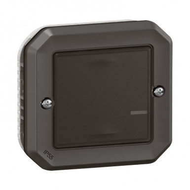 CONNECTED SWITCH DIMMERING OPTION WITHOUT NEUTRAL WATERPROOF PLEXO WITH NETATMO 5W TO 125W LED AND COMPENSATOR - ANTHRACITE. DIAYTAR NIGERIA: Making online shopping accessible to all Nigerians with our affordable platform.