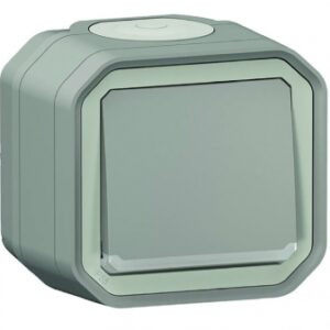 SWITCH OR TWO-WAY INDICATOR WITH WATERPROOF INDICATOR LIGHT PLEXO 10AX 250V~ IP55 IK08 DELIVERED COMPLETE SURFACE MOUNTING - GREY. Your ultimate shopping destination, DIAYTAR NIGERIA combines extensive selection with affordable shipping.
