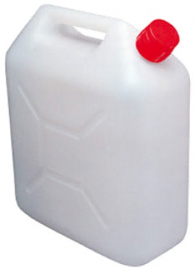 NATURAL POLYETHYLENE JERRYCAN WITH POURING CAP - CAPACITY 10 LITERS. DIAYTAR NIGERIA transforms dreams into deliveries with our affordable prices and reliable shipping.