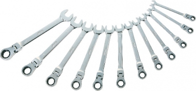 SET OF 12 ARTICULATED RATCHET COMBINATION WRENCHES 8 - 9 - 10 - 11 - 12 - 13 - 14 - 15 - 16 - 17 - 18 - 19 MM. Shop across boundaries with DIAYTAR NIGERIA's comprehensive catalog delivered nationwide at budget rates.