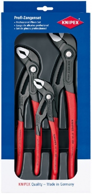 SET OF 3 "COBRA" MULTI-GRIP PLIERS POLISHED HEAD - PVC-SHEATHED BRANCHES - L. 180, 250 AND 300 MM. Experience the power of choice with DIAYTAR NIGERIA's extensive catalog delivered within the week.