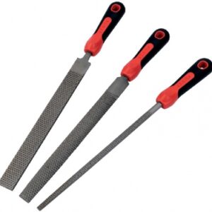 SET OF 3 HANDLED RASPS - 1 FLAT RASP 250 MM, 1 ROUND RASP 250 MM, 1 HALF-ROUND RASP 250 MM. Discover a new way to shop with DIAYTAR NIGERIA's comprehensive marketplace and quick delivery options.