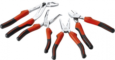 SET OF 4 BI-MATERIAL SPRING PLIERS - 1 MULTI-GRIP PLIERS, 1 DIAGONAL CUTTING PLIERS, 1 1/2 ROUND NOSE PLIERS, 1 UNIVERSAL PLIERS. DIAYTAR NIGERIA delivers on convenience and affordability with our reliable nationwide shipping.