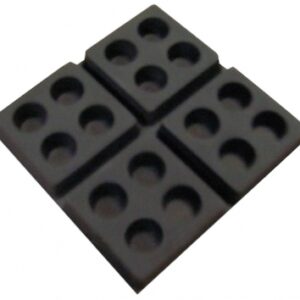 SET OF 4 ANTI-VIBRATION SHOCK ISOLATED PLATES. DIAYTAR NIGERIA: Your partner in affordable online shopping with reliable 5-8 day shipping nationwide.
