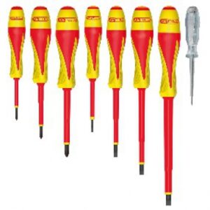 8 PIECE ULTIMATE INSULATED SCREWDRIVER SET 1000V - ERGONOMIC BI-COMPONENT HANDLE. Shop smart and save with DIAYTAR NIGERIA's extensive product range and 5-8 day delivery guarantee.
