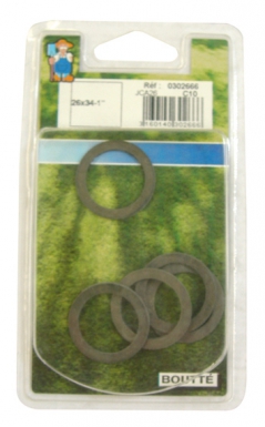 RUBBER SEALS FOR LANCES AND THREADED FITTINGS 26 X 34 - BLISTER PACK OF 5 PCS. Shop with confidence at DIAYTAR NIGERIA, Nigeria's premier affordable e-commerce platform.