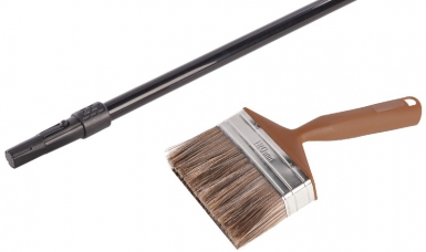 ANGLED STAIN BRUSH KIT ON POLE 120 X 30 MM - POLE 115 CM. Shop with confidence at DIAYTAR NIGERIA, where affordability meets reliability in less than 8 days.