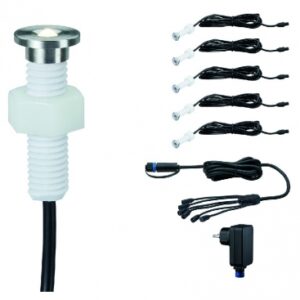 KIT DE BASE ENCASTRÉS PLUG & SHINE MICROPEN II IP67 3000 K 5X0,22 W 5X3 LM 230/24V, INCL. 21 VA Ø 15 MM. DIAYTAR NIGERIA: Your partner in affordable online shopping with reliable 5-8 day shipping nationwide.