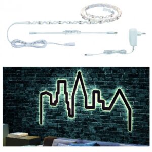 FLEXLED 3D WARM WHITE BASIC KIT 1.5 M INCL. 1X5 W 480 LM 3000°K 230/12V INCL. 6 VA. DIAYTAR NIGERIA: Where affordability and variety come together with nationwide 5-8 day delivery.