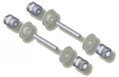 FIXING KIT FOR DOUBLE HANDLE ON GLASS DOORS. DIAYTAR NIGERIA: Where every shopping need is met with affordable prices and reliable 5-8 day delivery.