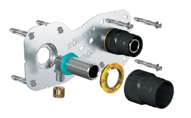 "ROBIFIX+" TAP FIXING KIT - FOR PLASTERBOARD PARTITIONS - RT 2012 - CSTB PV AIRTIGHTNESS - HEIGHT AND DEPTH ADJUSTMENT - 150 MM CENTER DISTANCE - PER16 - SLIDING. DIAYTAR NIGERIA: Where shopping dreams come true with budget-friendly prices and nationwide shipping.