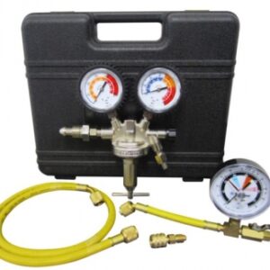 NITROGEN PRESSURE TEST REGULATOR KIT: CASE, 48" YELLOW CHARGING HOSE, LEAK DETECTION ADAPTER, R410A STRAIGHT ADAPTER 1/4 FL-M X 5/16 F SWIVEL. DIAYTAR NIGERIA revolutionizes e-commerce with our affordable prices and dependable delivery timeframes.
