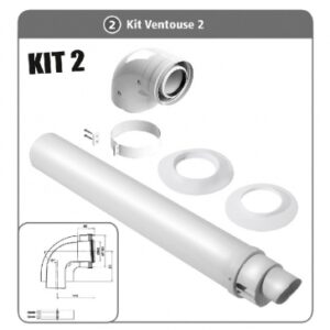 KIT PEGASUS VENTOUSE 2 Ø 60/100 MM. Experience the simplicity of DIAYTAR NIGERIA's extensive marketplace with delivery within 8 days.