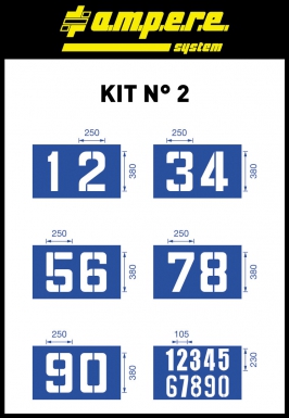 STENCIL KIT N° 2 - 6 NUMBER MODELS. DIAYTAR NIGERIA makes quality accessible with low prices and reliable 5-8 day nationwide delivery.