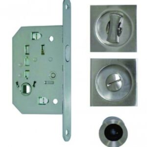 KIT FOR POCKET DOOR SQUARE HANDLES CONDA. STAINLESS STEEL LOOK. Experience retail convenience with DIAYTAR NIGERIA's comprehensive platform and 5-8 day nationwide shipping.