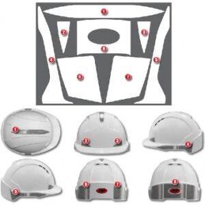 REFLECTIVE STICKERS KIT FOR EVOLITE HELMET - YELLOW COLOR. Shop with purpose at DIAYTAR NIGERIA, where your money goes further and delivery is always prompt.