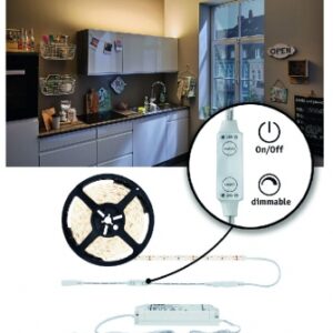 KIT STRIP SIMPLED POWER 3 M WARM WHITE 33 W 3300 LM 3000°K WITH COATING WITH CORD DIMMER. DIAYTAR NIGERIA: Simplifying access to thousands of products with affordable nationwide shipping.
