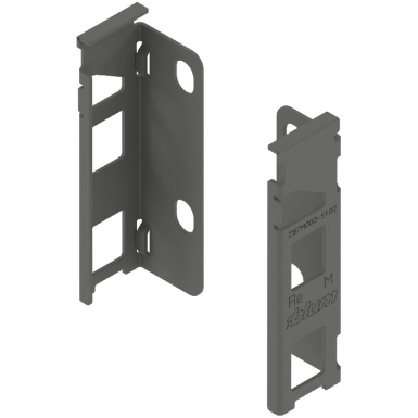 LEGRABOX WOODEN BACK ADAPTER, HEIGHT M (106 MM), RIGHT + LEFT - MATTE ORION GREY COLOR. Shop with purpose at DIAYTAR NIGERIA and receive products at unbeatable prices within the week.
