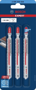 EXPERT ‘PLASTIC COMPOSITES CLEAN’ T 301 CHM CARBIDE JIGSAW BLADE - TOTAL LENGTH 117 MM - PITCH 3.3 MM - SET OF 3 PCES. DIAYTAR NIGERIA: Revolutionizing accessibility to quality products at budget-friendly prices across Nigeria.