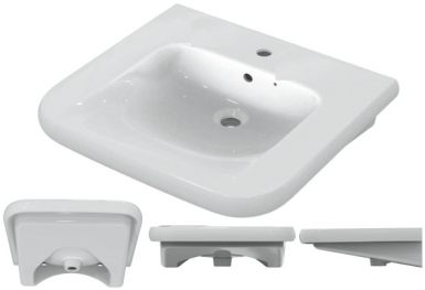 MATURA 2 SINK 65 X 55 CM - SPECIALLY DESIGNED FOR PEOPLE WITH REDUCED MOBILITY. Discover the perfect shopping experience with DIAYTAR NIGERIA's vast selection and prompt delivery service.
