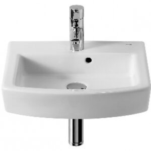 WALL-MOUNTED OR HALL-TOP PLACED HAND WASHBASIN 45 X 38 CM. DIAYTAR NIGERIA: Empowering Nigerians with access to affordable products delivered within 8 days.