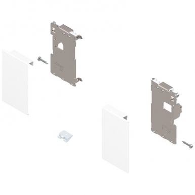 LEGRABOX FRONT CLIP, MOUNTED WITH SPACER SCREW, FOR ENGLISH DRAWER, RIGHT + LEFT, FOR LEGRABOX PURE - COLOR SILK WHITE MATT. DIAYTAR NIGERIA brings the nation's largest product catalog to your doorstep at prices you'll appreciate.