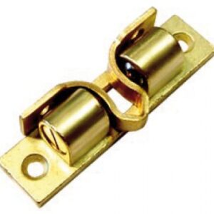 SURFACE MOUNTED BALL CATCH WITH BRASS-PLATED ZAMAK STRIKE HXL: 70X18 MM. DIAYTAR NIGERIA: Connecting Nigerians with affordable products through our expansive e-commerce platform.