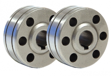 SET OF 2 TYPE B ROLLERS FOR ALUMINUM WIRE Ø 1.0 / 1.2 MM. DIAYTAR NIGERIA: Redefining online shopping with unbeatable prices and consistent delivery times.
