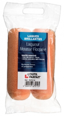 SET OF 2 MINI HIGH DENSITY FLOCKED FOAM LACQUER SLEEVES - 110 MM. Experience the DIAYTAR difference with our vast product selection and delivery within 5-8 days.