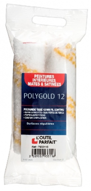 SET OF 2 MINI-SLEEVES POLYGOLD 12 - WOVEN POLYAMIDE 12 MM - 110 MM. DIAYTAR NIGERIA brings the market to your fingertips with affordable prices and swift delivery services.