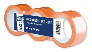 SET OF 3 ORANGE PVC ROLLS 33 M X 50 MM - PROTECTION AND REPAIR. Your shopping aspirations fulfilled at DIAYTAR NIGERIA with competitive prices and reliable delivery.