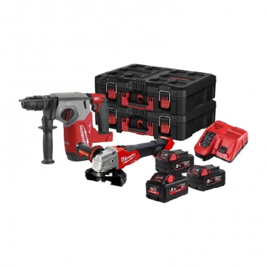 LOT PERFO + GRINDER POWERPACKS M18 FPP2AY-553P + 3 BATTERIES + CHARGER. DIAYTAR NIGERIA: Your partner in affordable online retail with reliable shipping across Nigeria.