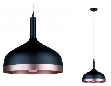 "EMBLA" PENDANT LIGHT MAX 20W E27 230V BLACK / FROSTED COPPER / METAL. Shop without boundaries at DIAYTAR NIGERIA, offering extensive variety at prices you'll appreciate.
