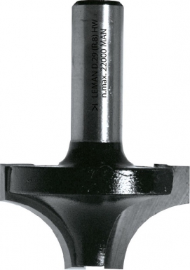 ROUTER BIT Ø 21 MM - SHANK Ø 8 MM - USEFUL LENGTH 12 MM - R=5 - QUARTER ROUND ROUTING WITH OR WITHOUT FLATS AT THE ENDS IN WOOD. DIAYTAR NIGERIA makes luxury accessible with our affordable prices and dependable delivery service.