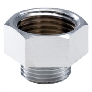 FEMALE MALE REDUCING NIPPLE CHROME PLATED BRASS - THREAD 20 X 27 / 15 X 21. Shop with ease at DIAYTAR NIGERIA and enjoy our extensive product range delivered at affordable rates.