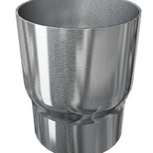 MALE-FEMALE SLEEVE Ø 100 - FOR 33 GUTTER - ZINC. DIAYTAR NIGERIA: Where shopping meets satisfaction with affordable prices and prompt delivery services.