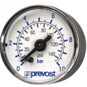 ROUND PRESSURE GAUGE, BACK MOUNTING 1/8"G THREAD - 0 TO 10 BAR. DIAYTAR NIGERIA brings a world of products to your fingertips with affordable prices and quick delivery.