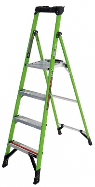 MIGHTYLITE INSULATED FIBERGLASS STEP, TOOL HOLDER, AUDIBLE SIGNAL WARNING LAST STEP USE BEFORE GROUND, HEIGHT 1.74 M, NUMBER OF STEPS 4. Transform your online shopping experience with DIAYTAR NIGERIA's affordable and diverse marketplace.