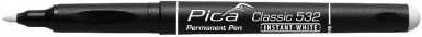 PICA CLASSIC PERMANENT MARKER - WHITE - 1-2 MM BULLET TIP. Shop efficiently from anywhere with DIAYTAR NIGERIA's comprehensive platform and quick delivery options.