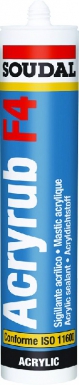 "ACRYRUB F4" ACRYLIC MASTIC - GREY - INTERIOR AND EXTERIOR JOINT - 300 ML CARTRIDGE. Your shopping journey simplified with DIAYTAR NIGERIA's vast selection and budget-friendly shipping.