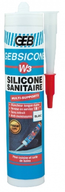 GEBSICONE W3 ACETIC SILICONE MASTIC WITH FUNGICIDE - SEALING - TRANSPARENT - CART. 280 ML. DIAYTAR NIGERIA: Where shopping dreams become reality with budget-friendly prices and prompt delivery.