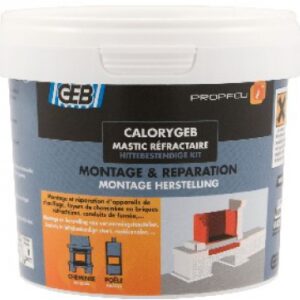 CALORIGEB REFRACTORY MASTIC FOR BOILERS, BRICKS ETC., WITHSTANDS 1500° - BOX OF 600 G. DIAYTAR NIGERIA: Connecting Nigerians with affordable products through our expansive e-commerce platform.