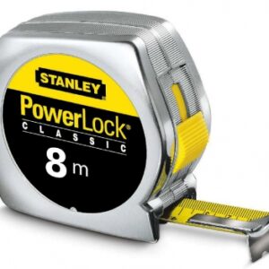 POWERLOCK CLASSIC LOCKING TAPE MEASURE, ABS, CHROME METAL, AUTO RETURN - 8M X 25MM. DIAYTAR NIGERIA: Where affordability meets variety, with thousands of products delivered in less than 8 days.