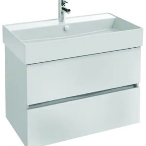 TOLBIAC 80 CM UNDER-VANITY CABINET - 2 DRAWERS - WEIGHT: 31.3 KG - DIMENSIONS: 456 X 520 X 785 MM - WHITE MELAMINE COLOR. DIAYTAR NIGERIA brings the marketplace to every Nigerian home with affordable prices and quick delivery.