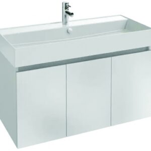TOLBIAC UNDER-VANITY UNIT IN WHITE COLOR 100 CM - 3 SOFT-CLOSING DOORS - WEIGHT: 31.3 KG - DIMENSIONS: 456 X 520 X 985 MM. DIAYTAR NIGERIA: Your one-stop e-commerce destination with affordable prices and nationwide delivery in 5-8 days.