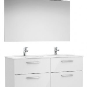 VICTORIA FURNITURE 120 CM (H 53.0-86.5 CM / D 51.5 CM) - 4 DRAWERS - WHITE (OPTIONAL FEET). DIAYTAR NIGERIA brings the market to your fingertips with affordable prices and prompt delivery service.
