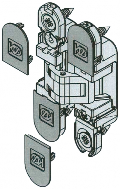 KUBICA K6100 ADJUSTABLE INVISIBLE MINI HINGE 180° OPENING REVERSIBLE. Shop the future with DIAYTAR NIGERIA - thousands of products, unbeatable prices, delivery within a week.